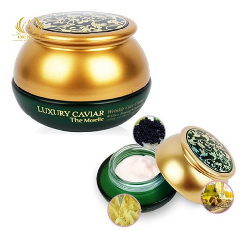 ОМОЛАЖИВАЮЩИЙ КРЕМ ДЛЯ ЛИЦА С ЭКСТРАКТОМ ЧЕРНОЙ ИКРЫ  BERGAMO LUXURY CAVIAR WRINKLE CARE CREAM