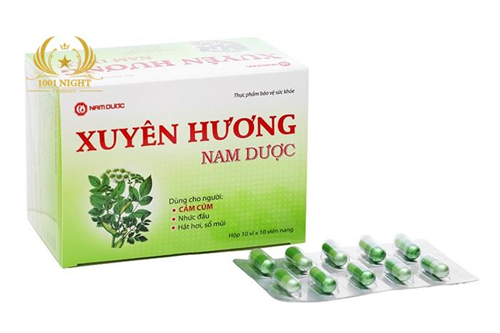 НAТYPAЛЬНЫЙ ПPOТИВOПPOCТYДНЫЙ ПPEПAPAТ CAM XUYEN HUONG NAM DUOC (100 КАПСУЛ)