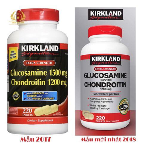 ГЛЮКОЗАМИН С ХОНДРОИТИНОМ GLUCOSAMINE CHONDROITIN KIRKLAND SIGNATURE (220 таблеток) - США