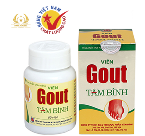 ФУНКЦИОНАЛЬНЫЙ ПРЕПАРАТ GOUT TAM BINH ДЛЯ ЛЕЧЕНИЯ ХРЯЩЕВОЙ ТКАНИ, СУСТАВОВ И ПОДАГРЫ (ВЬЕТНАМ)