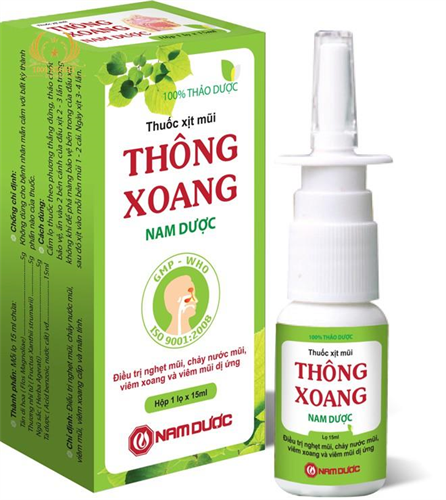 THONG XOANG - СПРЕЙ ДЛЯ ЛЕЧЕНИЯ БОЛЕЗНЕЙ НОСА И ГАЙМОРИТА - ВЬЕТНАМ