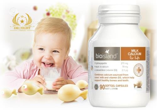 BIOISLAND  MILK CALCIUM FOR KIDS 90 КАПСУЛ, АВСТРАЛИЯ