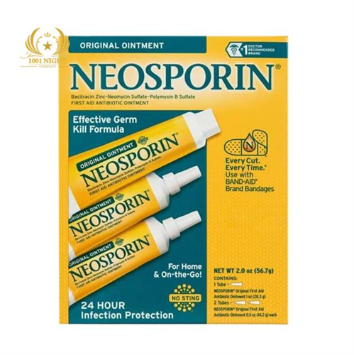 МАЗЬ С ТРОЙНЫМ АНТИБИОТИКОМ НЕОСПОРИН NEOSPORIN ORIGINAL TRIPLE ANTIBIOTIC OINTMENT 14,2 Г