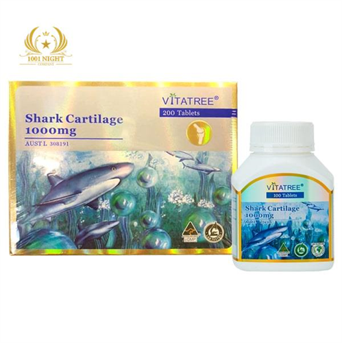 ХРЯЩ СИНЕЙ АКУЛЫ VITATREE SHARK CARTILAGE  1000МГ X 200 КАПСУЛ.  АВСТРАЛИЙСКИЙ