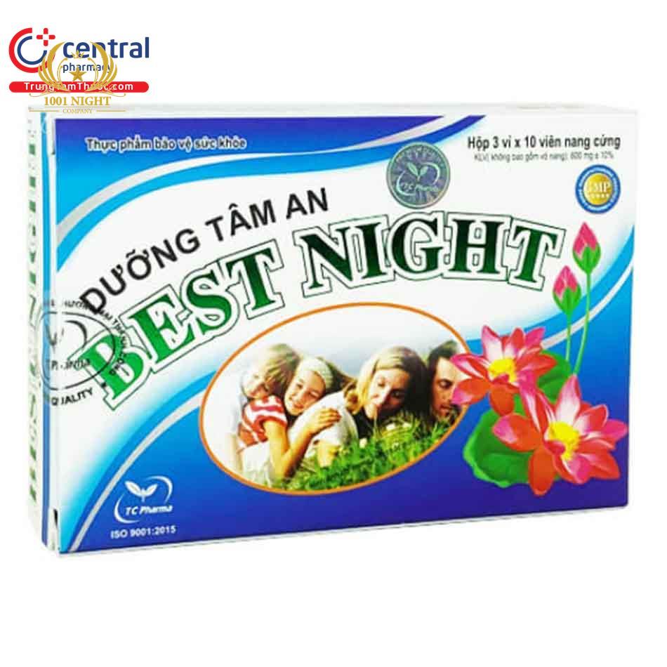 BEST NIGHT - ЭФФЕКТИВНОЕ СРЕДСТВО ДЛЯ УЛУЧШЕНИЯ СНА, 30 КАПС., ВЬЕТНАМ