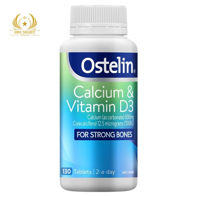 OSTELIN CALCIUM & VITAMIN D3 – КАЛЬЦИЙ + ВИТАМИН D3 ДЛЯ КОСТЕЙ И СУСТАВОВ, 130 ТАБ., АВСТРАЛИЯ