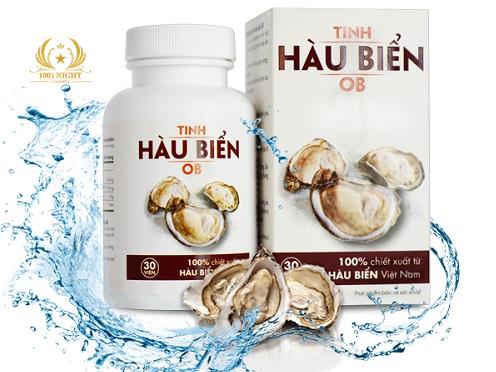 ЭКСТРАКТ УСТРИЦ HAU BIEN OB ВЬЕТНАМСКИЙ - 100% NATURAL OYSTER EXTRACT, 350 МГ 30 КАПСУЛ