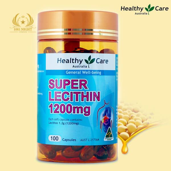 СУПЕР СОЕВЫЙ ЛЕЦИТИН 1200МГ (LECITHIN HEALTHY CARE 1200MG), 100 КАПСУЛ