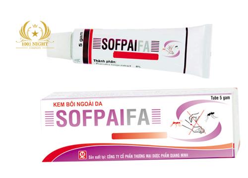 SOFPAI FA - THUỐC THÊM TỔNG HỢP CHỐNG VIÊM KHI CÔN TRÙNG CẮN, 5GR