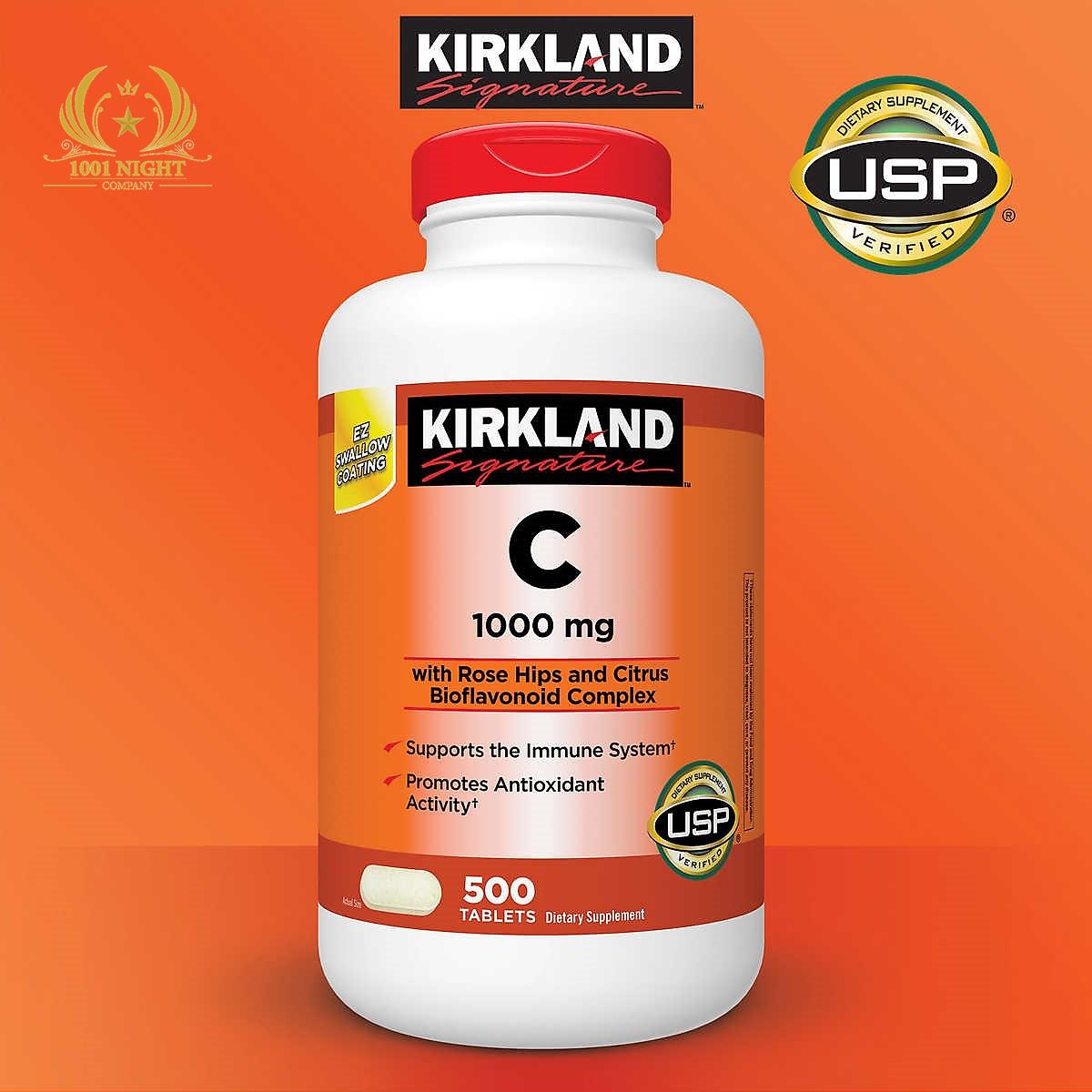 VITAMIN C ВИТАМИН C KIRKLAND 1000 МГ, 500 ТАБЛЕТОК, США