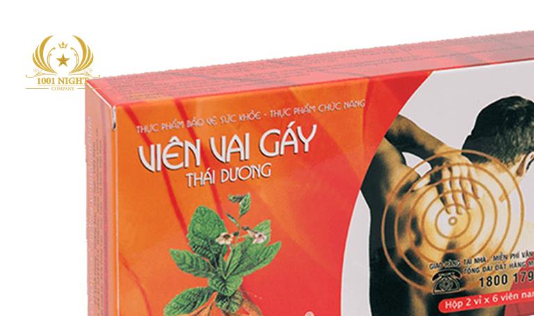 VIEN VAI GAY THAI DUONG - ДЛЯ ЛЕЧЕНИЯ ШЕЙНОГО ОСТЕОХОНДРОЗА, БОЛЕЙ В ПЛЕЧЕ И ШЕЕ, ЗАТЫЛОЧНОЙ БОЛИ, ОНЕМЕНИЯ И ПОТЕРИ ЧУВСТВИТЕЛЬНОСТИ В КОНЕЧНОСТЯХ, ВЕСТИБУЛЯРНОГО РАССТРОЙСТВА, ИНФАРКТА, ИНСУЛЬТА И ДР. - 12 КАПСУЛ. ВЬЕТНАМ