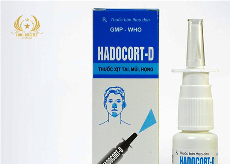 HADOCORT-D PHUN MŨI HỌNG 15ML