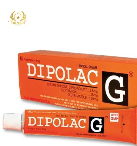 THUỐC MÔI DIPOLAC G - PHƯƠNG PHÁP CHỮA MỌI BỆNH VỀ DA - 15 GR.